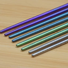 画像をギャラリービューアに読み込む, 新品・未使用 スノーピーク（snowpeak） チタン先細箸4色セット SCT-115 テーブルウェア パープル/ブルー/グリーン/グレー　箸　チタン製 [送料無料]