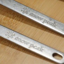 画像をギャラリービューアに読み込む, 美品 スノーピーク（snowpeak） ワッパー武器Ⅱ　3色セット SCT-002 テーブルウェア パープル/グレー/グリーン　チタン製　カトラリー　スプーン　フォーク [送料無料]