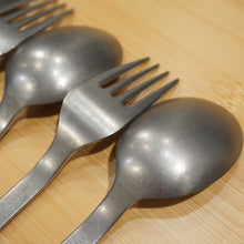 画像をギャラリービューアに読み込む, 美品 スノーピーク（snowpeak） ワッパー武器Ⅱ　3色セット SCT-002 テーブルウェア パープル/グレー/グリーン　チタン製　カトラリー　スプーン　フォーク [送料無料]