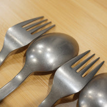 画像をギャラリービューアに読み込む, 美品 スノーピーク（snowpeak） ワッパー武器Ⅱ　3色セット SCT-002 テーブルウェア パープル/グレー/グリーン　チタン製　カトラリー　スプーン　フォーク [送料無料]