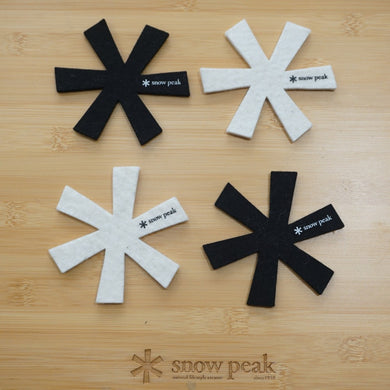 スノーピーク（snowpeak） アスタリスクコースター 4pcs SET PG-012 キッチンツール フェルト　耐熱温度100℃ [送料無料] [10/13値下げ]