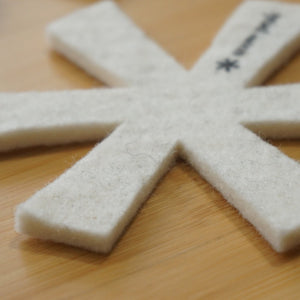スノーピーク（snowpeak） アスタリスクコースター 4pcs SET PG-012 キッチンツール フェルト　耐熱温度100℃ [送料無料] [10/13値下げ]