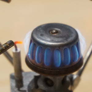 【点火確認済】美品 スノーピーク（snowpeak） ギガパワーストーブ 地 オート GS-100AR2 焚火台・バーナー　ソロキャンプ  オートイグナイター付 [送料無料]