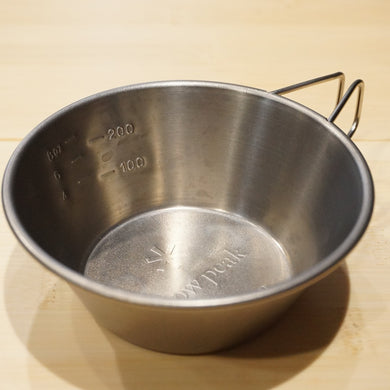美品 スノーピーク（snow peak） チタン シェラカップ E-104 テーブルウェア　軽量　チタン製　カップ　登山やキャンプに最適 [1/5値下げ]