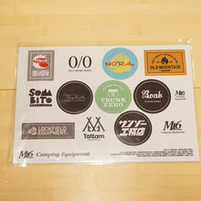 画像をギャラリービューアに読み込む, 未使用 　M16 Camping Equipment × ISETAN　SHINJUKU　ステッカー　アウトドアイベント　伊勢丹新宿店　限定品　 [12/2値下げ]
