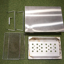 画像をギャラリービューアに読み込む, 美品 スノーピーク（snowpeak） リフトアップBBQ BOX CK-160 グリルシステム　バーベキュー　炭火　卓上　IGTに設置可　高さを変えて火加減を調整 [送料無料]