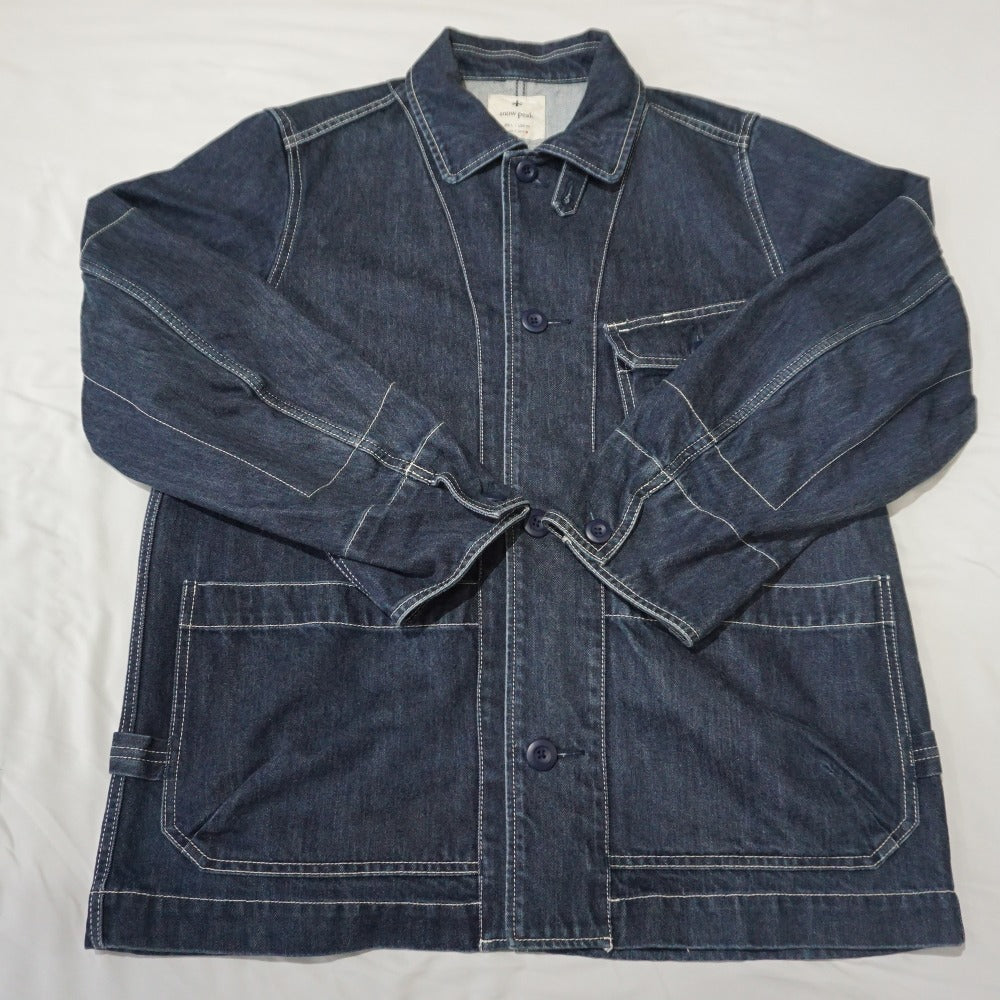 美品 スノーピーク（snowpeak） インディゴタキビカバーオール JK