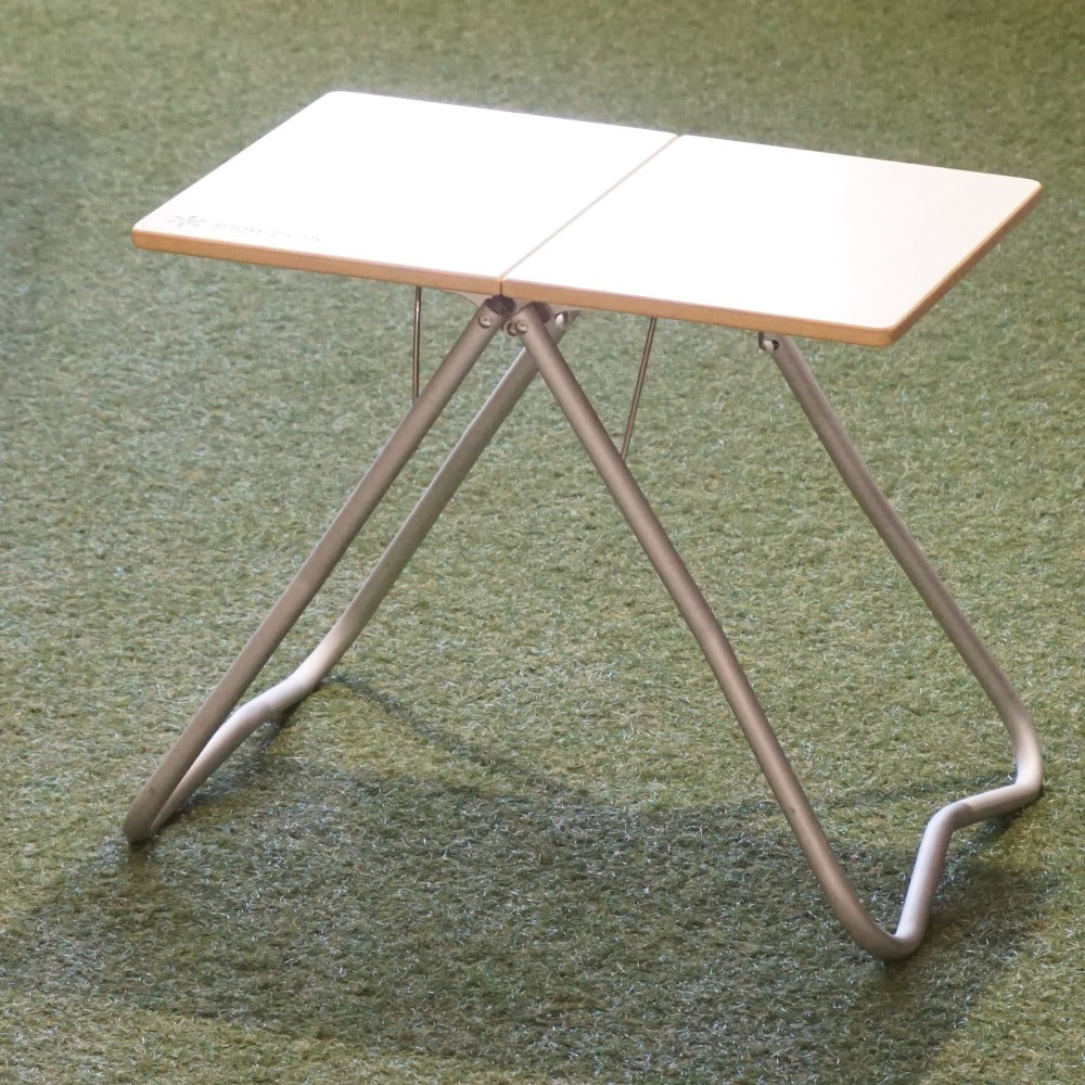 美品 スノーピーク（snow peak） Myテーブル竹 LV-034T テーブル・チェア　アウトドア　キャンプ　ソロ　高さ40cm [送料無料] [12/2値下げ]