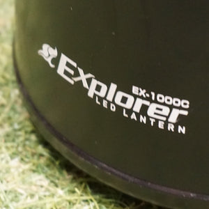【点灯確認済】美品  GENTOS Explorer LEDランタン EX-1000C ランタン・ライト　単一乾電池4本使用　ダイヤルを回して明るさ調整が可能 [1/5値下げ]