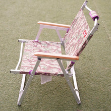 画像をギャラリービューアに読み込む, 美品 コールマン（Coleman） コンパクトフォールディングチェア　カモ柄 2000010507 テーブル・チェア　ローチェア　アウトドアチェア [送料無料]