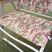 画像をギャラリービューアに読み込む, 美品 コールマン（Coleman） コンパクトフォールディングチェア　カモ柄 2000010507 テーブル・チェア　ローチェア　アウトドアチェア [送料無料]