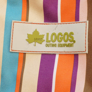 ロゴス（LOGOS） ストライプあぐらチェア 2脚セット 73173003 テーブル・チェア　デュオキャンプ　ローチェア　アウトドアチェア [送料無料] [12/2値下げ]