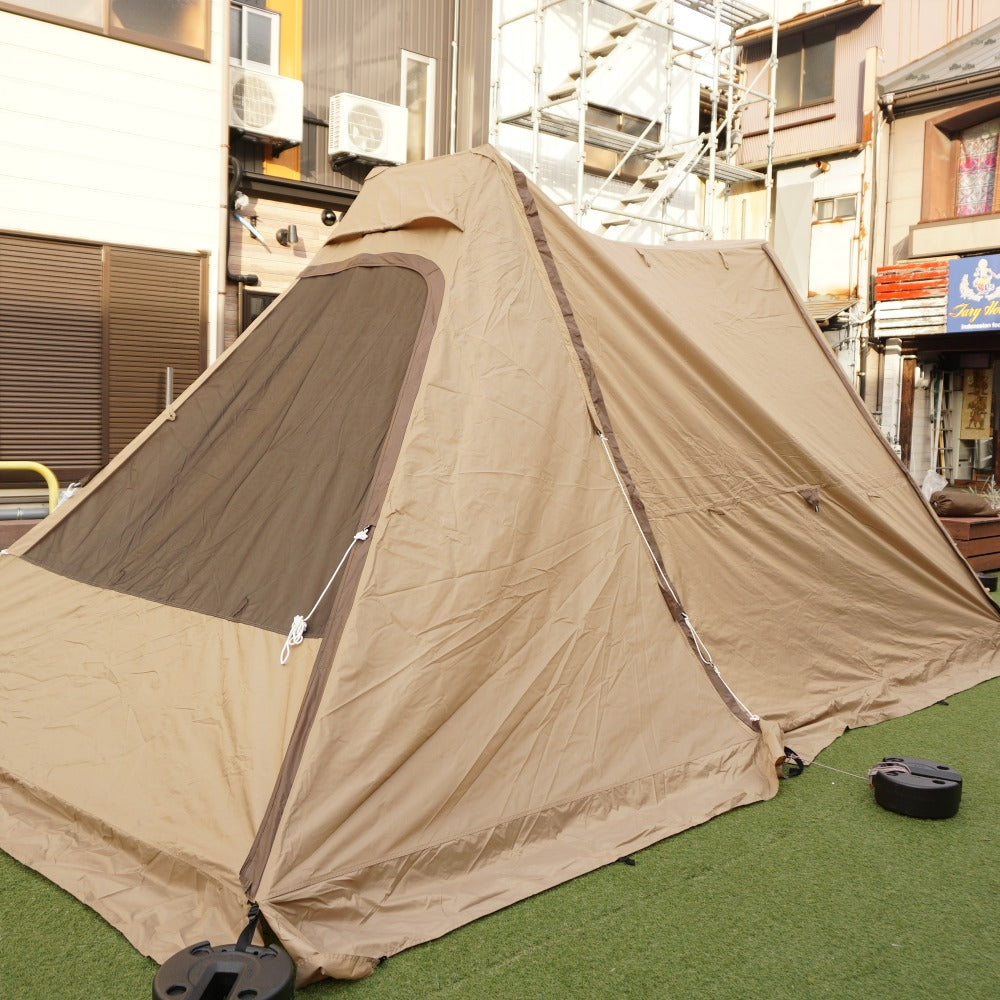 【組立確認済】美品 小川キャンパル（Ogawa campal） ツインクレスタ ハーフインナー&二又フレームセット 3347 シェルター　設営簡単 [送料無料]