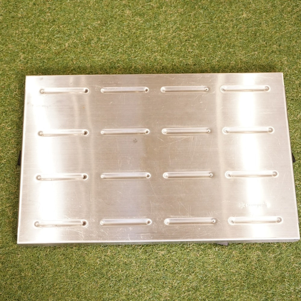 美品 スノーピーク（snow peak） MYテーブルSUSトップ LV-038 テーブル・チェア MYテーブル竹専用オプション　廃盤 ステンレス製 [送料無料]