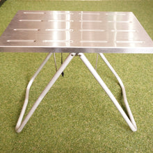 画像をギャラリービューアに読み込む, 美品 スノーピーク（snow peak） MYテーブルSUSトップ LV-038 テーブル・チェア MYテーブル竹専用オプション　廃盤 ステンレス製 [送料無料]