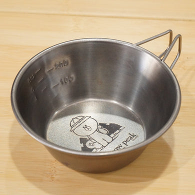 スノーピーク（snow peak） チタンシェラカップ E-104LF LINE FRIENDS テーブルウェア　限定アイテム　希少　ブラウン　サリー [送料無料]