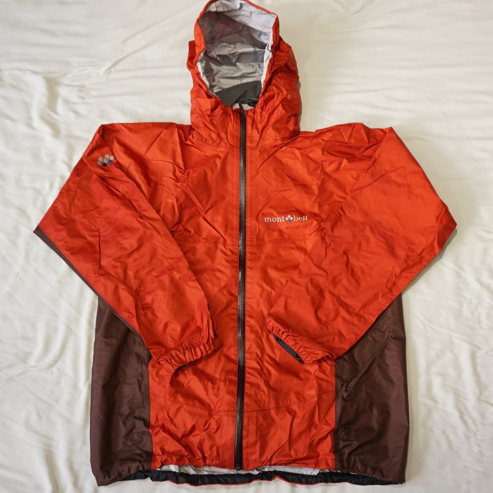 美品 モンベル（mont-bell） ストームクルーザー　ジャケット 1128256 ジャケット 古着 レッドブリック（RDB）/ダーク（D） メンズ サイズ/M  [1/5値下げ]