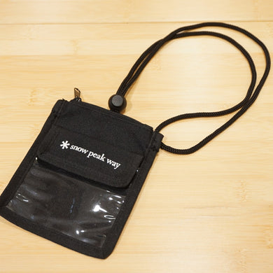 美品 スノーピーク（snow peak） スノーピークウェイパスケース フィールドギア　SPW ネームホルダー　ストラップ　名札　非売品 [送料無料]