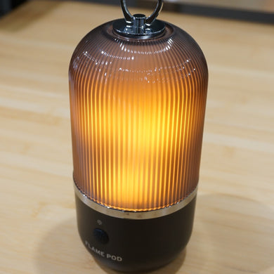 【点灯確認済】美品 FLAMEPOD　防水LEDランタン ランタン・ライト 　炎のゆらぎを再現　USB充電式　LEDライト　防水機能 [送料無料] [12/2値下げ]