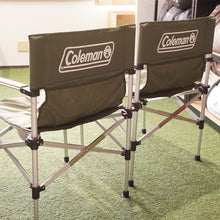 画像をギャラリービューアに読み込む, 美品 コールマン（Coleman） 2WAYキャプテンチェア　2脚セット 2000031281 テーブル・チェア グリーン　ディレクターズチェア　ローチェアにも [送料無料]