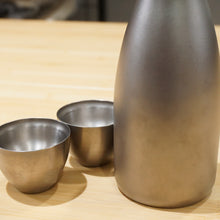画像をギャラリービューアに読み込む, 美品 スノーピーク（snow peak） 酒筒・お猪口・ネオプレーンケース TW-540/TW-020/UG-540 テーブルウェア 日本酒 チタン製 雪峰　デュオキャン [送料無料]