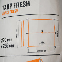 画像をギャラリービューアに読み込む, 【組立確認済】美品 ケシュア（Quechua） TARP FRESH タープ レクタタープ 遮熱性・遮光性 夏場の日よけに最適 [送料無料]