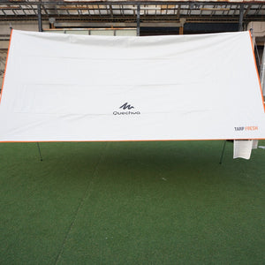 【組立確認済】美品 ケシュア（Quechua） TARP FRESH タープ レクタタープ 遮熱性・遮光性 夏場の日よけに最適 [送料無料]