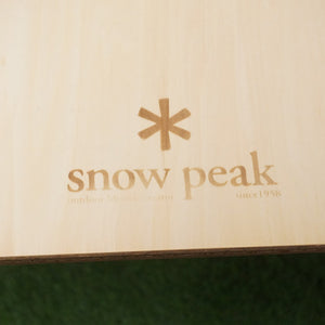 スノーピーク（snow peak） ワンアクションテーブルロング　シナベニヤ LV-015 テーブル・チェア　定番折り畳みテーブル　二つ折り [送料無料]