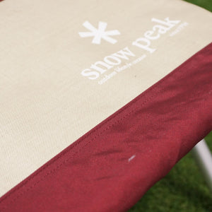 スノーピーク（snow peak） フォールディングベンチ LV-061RD テーブル・チェア　旧品番　アウトドアチェア　アウトドアベンチ　レッド [送料無料] [1/5値下げ]