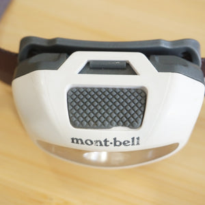 【点灯確認済】モンベル（mont-bell） パワーヘッドランプ ランタン・ライト ホワイト 単4形乾電池3本 ヘッドライト ヘッドランプ [送料無料]