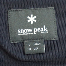 画像をギャラリービューアに読み込む, 美品 スノーピーク（snow peak） ピローダウンパーカ JK-16AU015 ダウンジャケット 古着 サイズ/L ネイビー 枕としても使用可能 [送料無料]