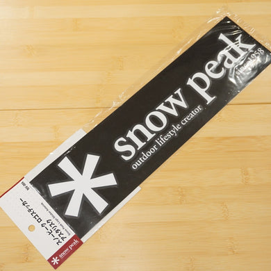 未使用 スノーピーク（snow peak） ロゴステッカーアスタリスク NV-004 フィールドギア 350×80mm [送料無料]