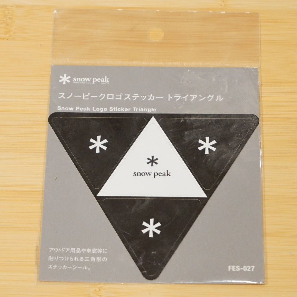 未使用 スノーピーク（snow peak） トライアングルステッカー FES-027 フィールドギア　2016年秋雪峰祭