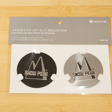 未使用 スノーピーク（snow peak） メタルロゴステッカーMOUNTAIＮ FES-138 フィールドギア 雪峰祭2021春