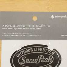 画像をギャラリービューアに読み込む, 未使用 スノーピーク（snow peak） メタルクラシックロゴステッカーセット CLASSIC FES-069 フィールドギア　 2020年雪峰祭 [送料無料]
