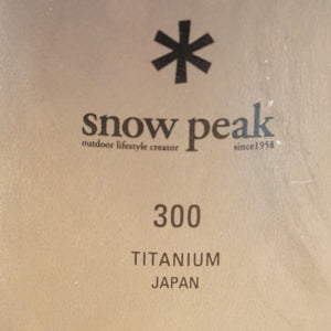 スノーピーク（snow peak） チタンシングルマグ300 CONPASS 限定 テーブルウェア チタニウム　軽量　300ml ノベルティ 限定アイテム [送料無料]