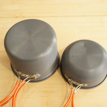 画像をギャラリービューアに読み込む, 美品  ダグ(DUG)　POT-M アルミクッカー DG-0207 キッチンツール 深型クッカー 小型バーナーなどを収納 ソロキャンプ スタッキング [送料無料]