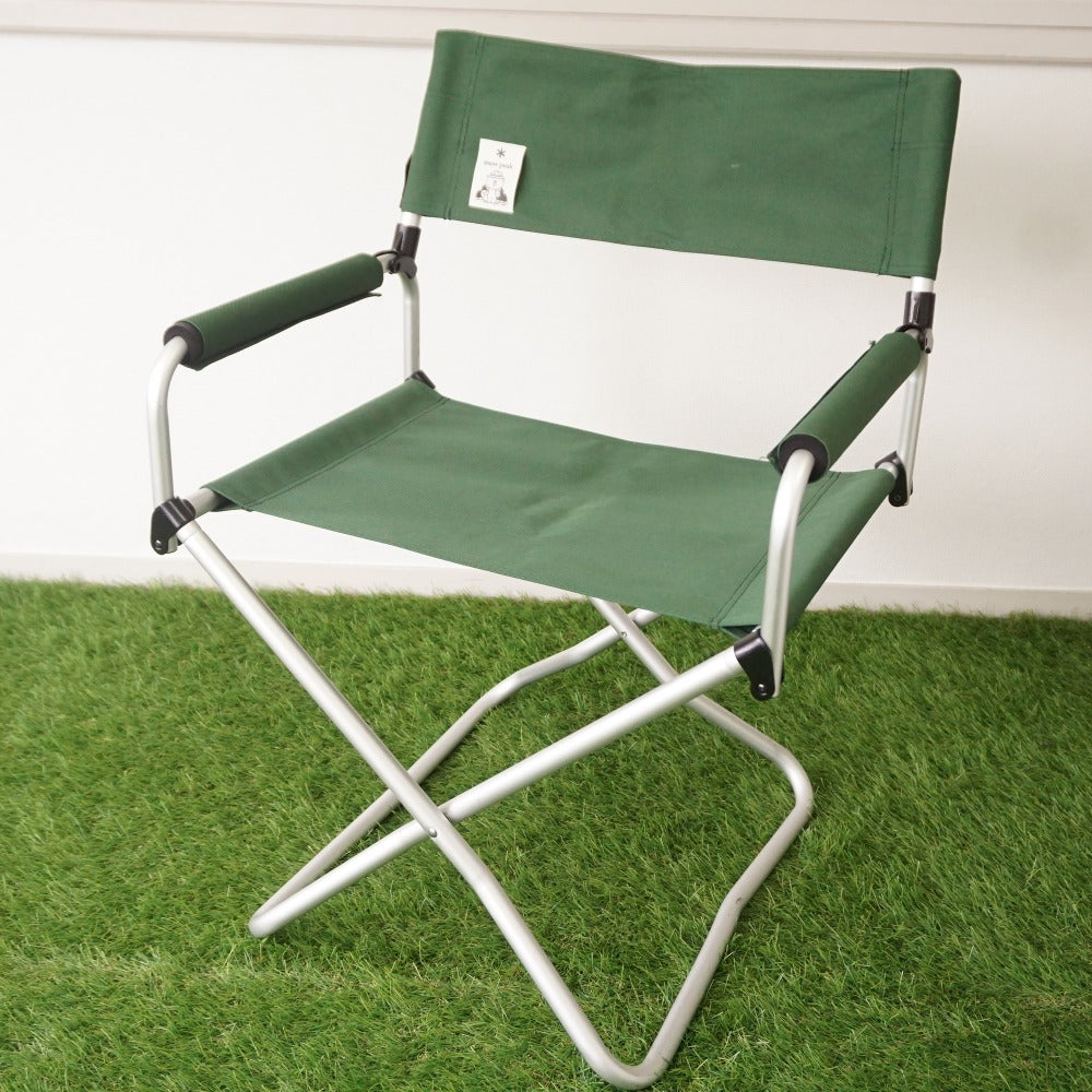 美品 スノーピーク（snow peak） LINE FRIENDS FDチェア LV-077LF テーブル・チェア グリーン 限定アイテム フォールディングチェア ディレクターズチェア [送料無料]