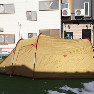 【組立確認済】美品 スノーピーク（snow peak） エントリーパックTT SET-250 テント＆タープセット トンネル型　エントリーモデル　3~4人 [送料無料]