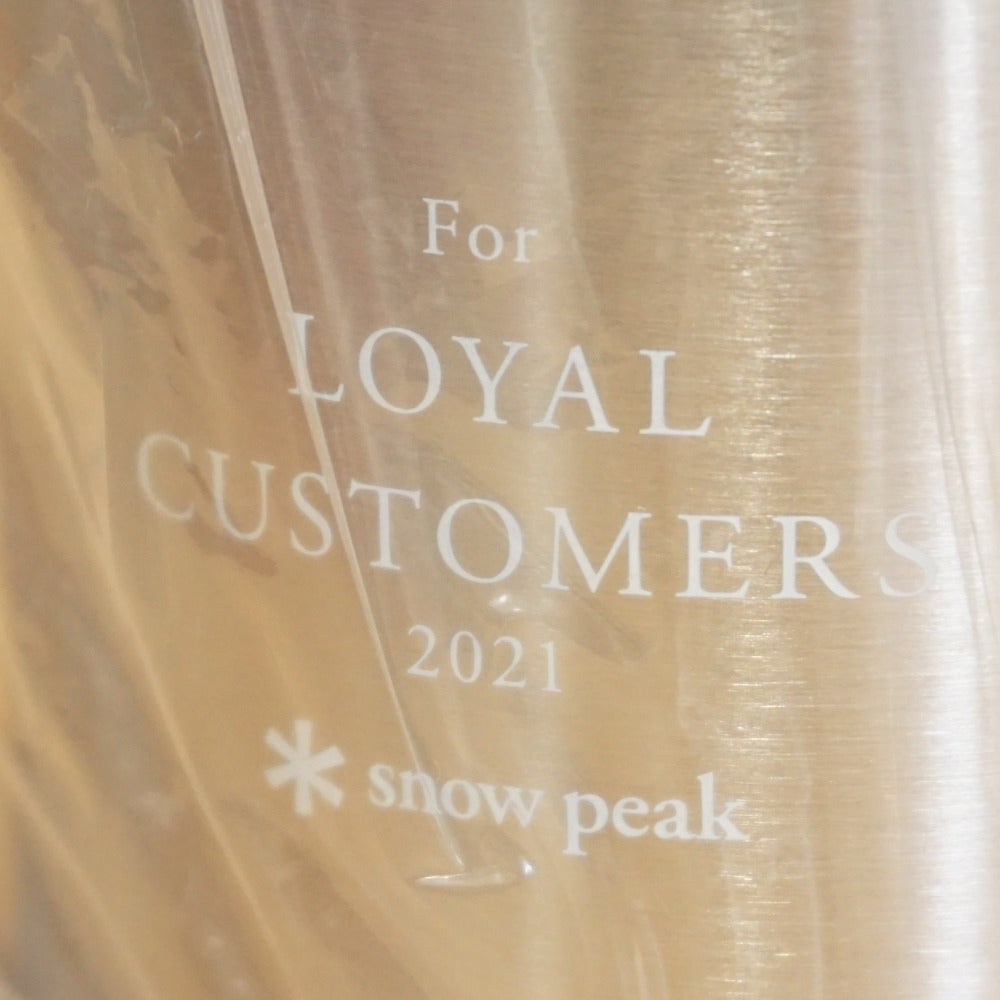未使用 スノーピーク（snow peak） 缶クーラー350 For LOYAL CUSTMER SM-020 SPECIAL MEETING 2021 テーブルウェア 限定アイテム 缶ビールを冷たいまま [送料無料]