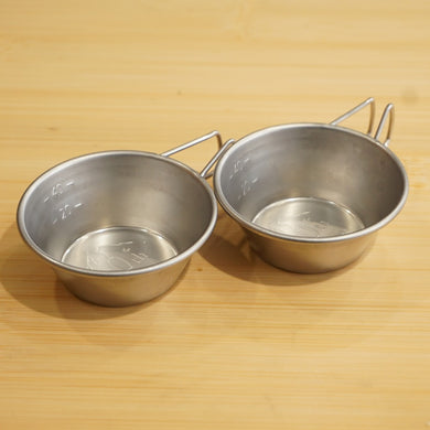 美品 スノーピーク（snow peak） 60周年ミニシェラカップ　2個セット E-164 テーブルウェア 60ml　2018年限定　バックパッカーズカップ [送料無料]