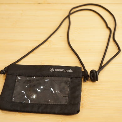 美品 スノーピーク（snow peak） マイクロサコッシュ BG-002 フィールドギア　サコッシュ 廃盤品 希少　IDカードや定期入れに [送料無料]