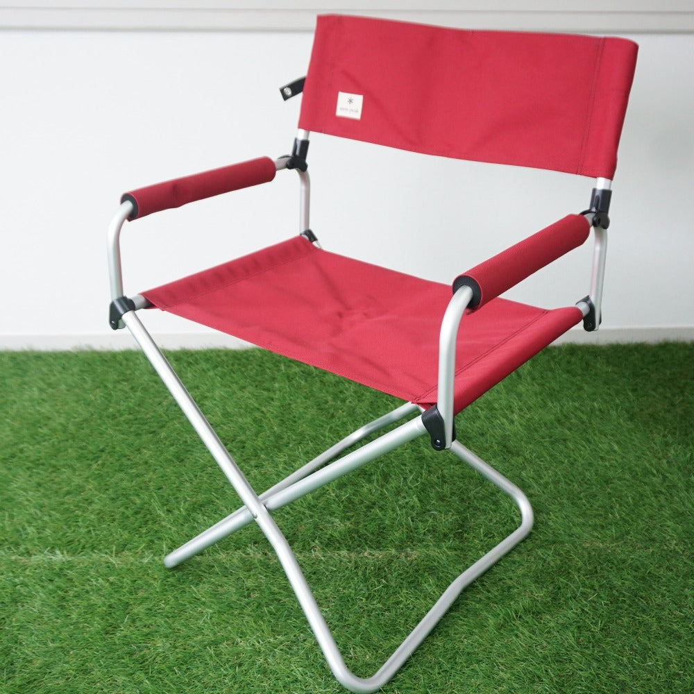 美品 
 スノーピーク【snow peak】 FDチェアワイドRD LV-077RD テーブル・チェア