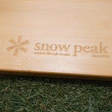 画像をギャラリービューアに読み込む, 美品 スノーピーク（snow peak） ウッドテーブルS竹 CK-125T グリルシステム アイアングリルテーブル専用オプション　1ユニット分 [送料無料]