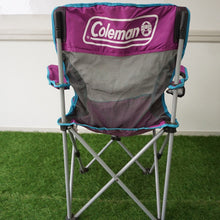 画像をギャラリービューアに読み込む, 美品 
 コールマン【Coleman】 メッシュアクションチェア 170-7699 テーブル・チェア
 パープル [送料無料]