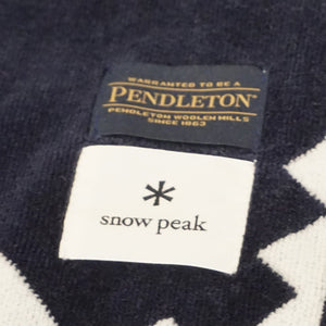 新品同様 
 スノーピーク【snow peak】 コットンブランケット SI-19SU001NV SP×PENDLETON スリーピングギア
 ネイビー [送料無料]