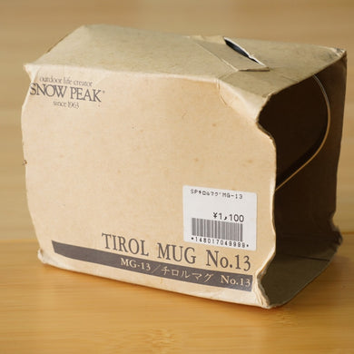 未使用 
 スノーピーク【snow peak】 チロルマグNo.13 MG-13 テーブルウェア
 [送料無料]