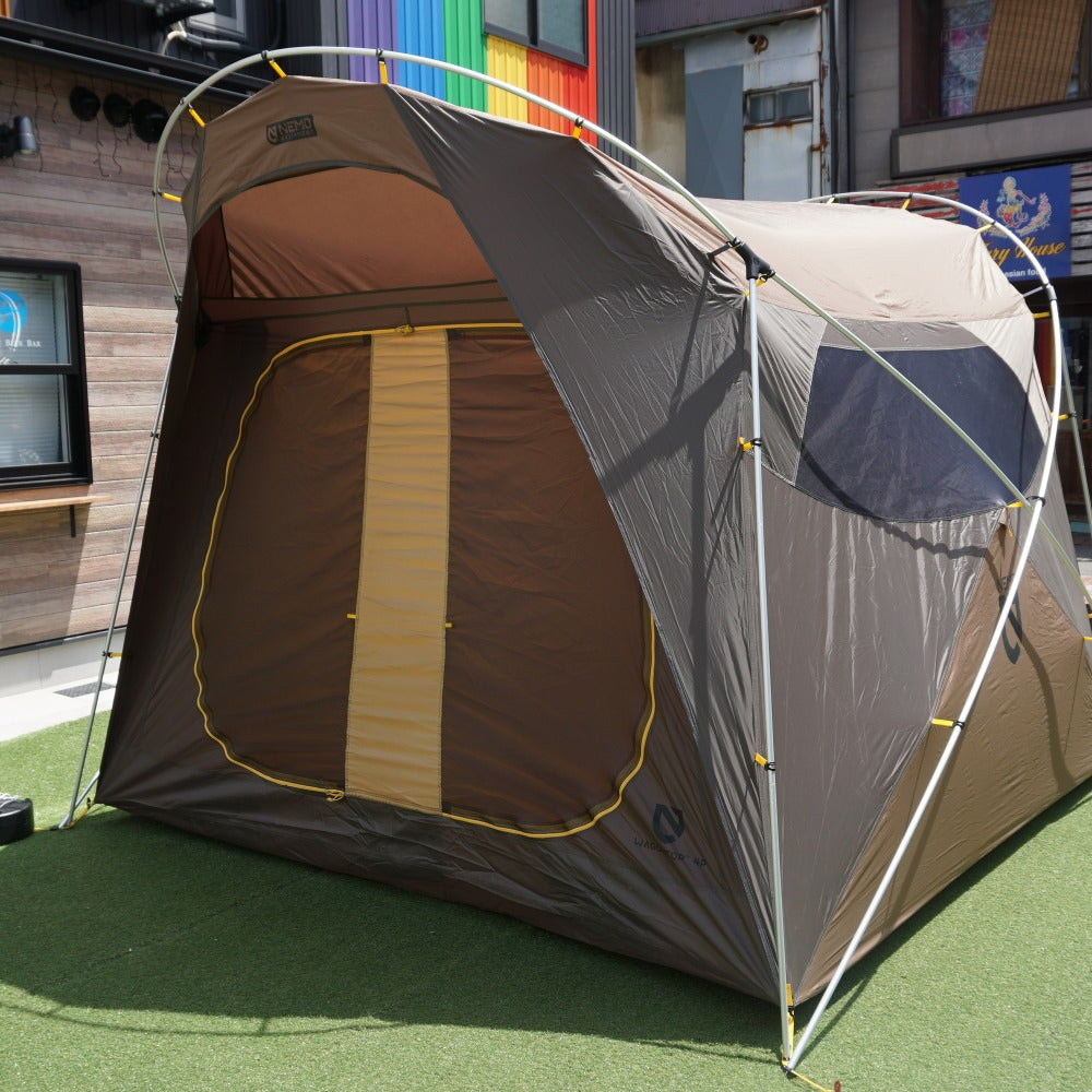 美品 
 ニーモ【NEMO】 ワゴントップ4P ＆フットプリント NM-WAG4P-MB/NM-AC-FP-WAG4P テント
 [送料無料]