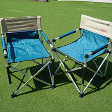 画像をギャラリービューアに読み込む, 美品 
 コールマン【Coleman】 スリムキャプテンチェア　２脚セット ‎170-7509 テーブル・チェア
 グリーン/ベージュ [送料無料]