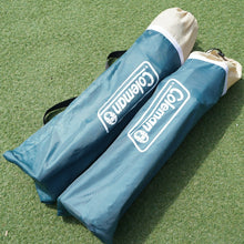 画像をギャラリービューアに読み込む, 美品 
 コールマン【Coleman】 スリムキャプテンチェア　２脚セット ‎170-7509 テーブル・チェア
 グリーン/ベージュ [送料無料]